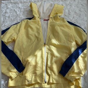 Gloria Vanderbilt Yellow Hooded Jacket